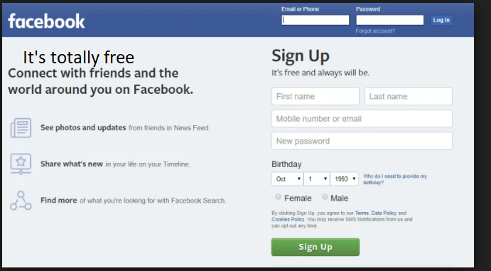 Facebook Account Sign in