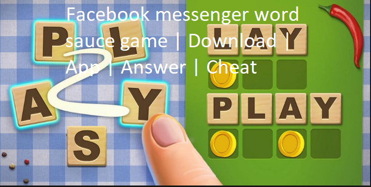 Facebook messenger word sauce game 
