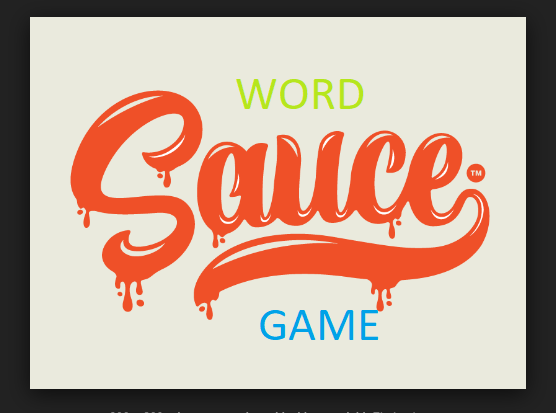 Word Sauce Game 