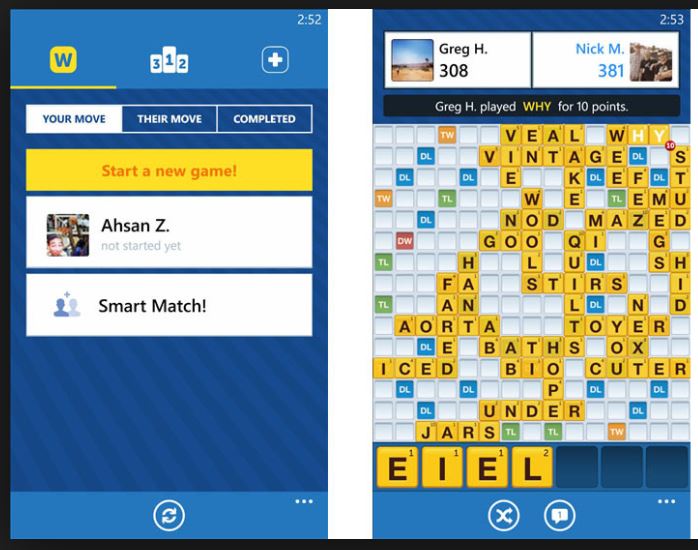 Facebook Messenger words with friends