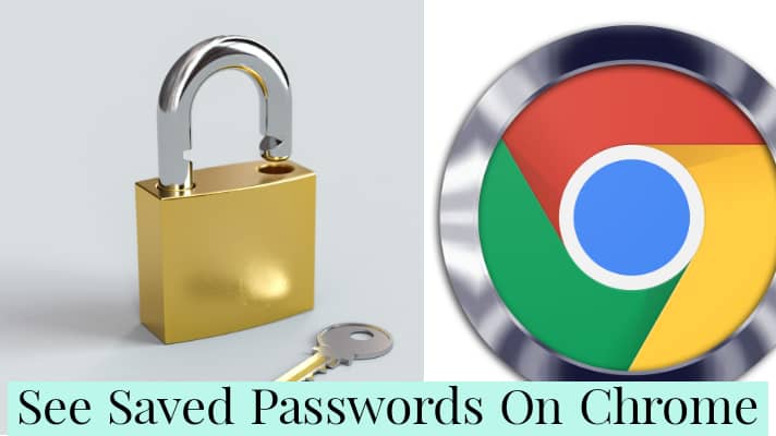 how to see saved passwords on chrome