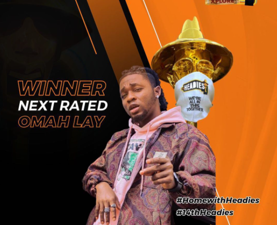 Omah Lay won the Next Rated Headies Category
