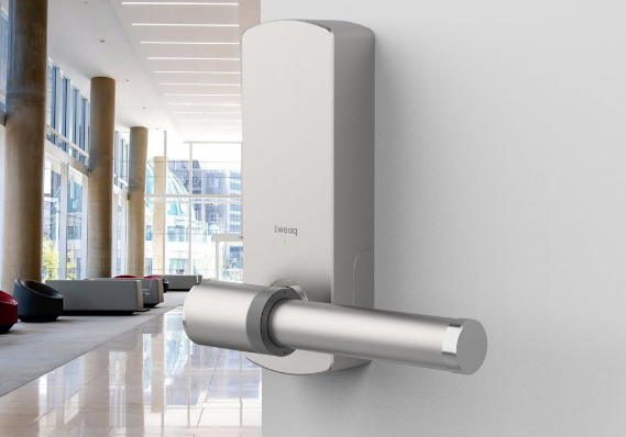 Check out this Cool Smart Self-Cleaning Door Handle in Action!