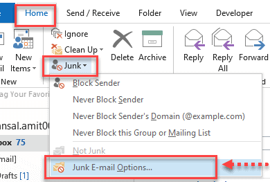 Check your Junk Email Folder
