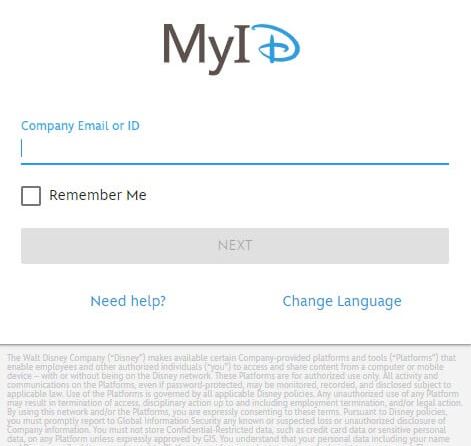 How to sign up the Disney hub employee